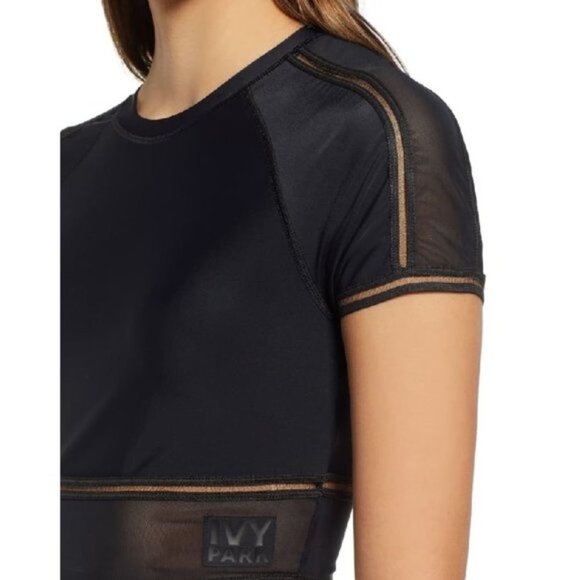IVY PARK® Mesh Panel Crop Top - Picture 2 of 9